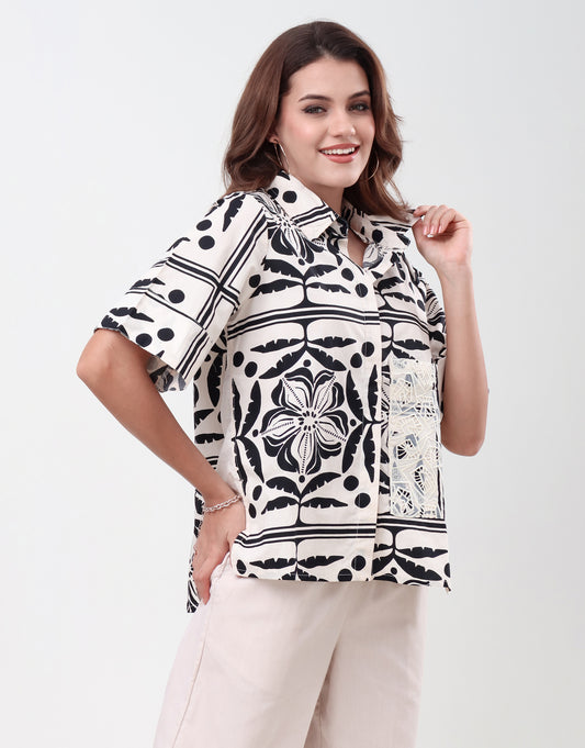 CS35 - Urban Grid Shirt Co-ord Set