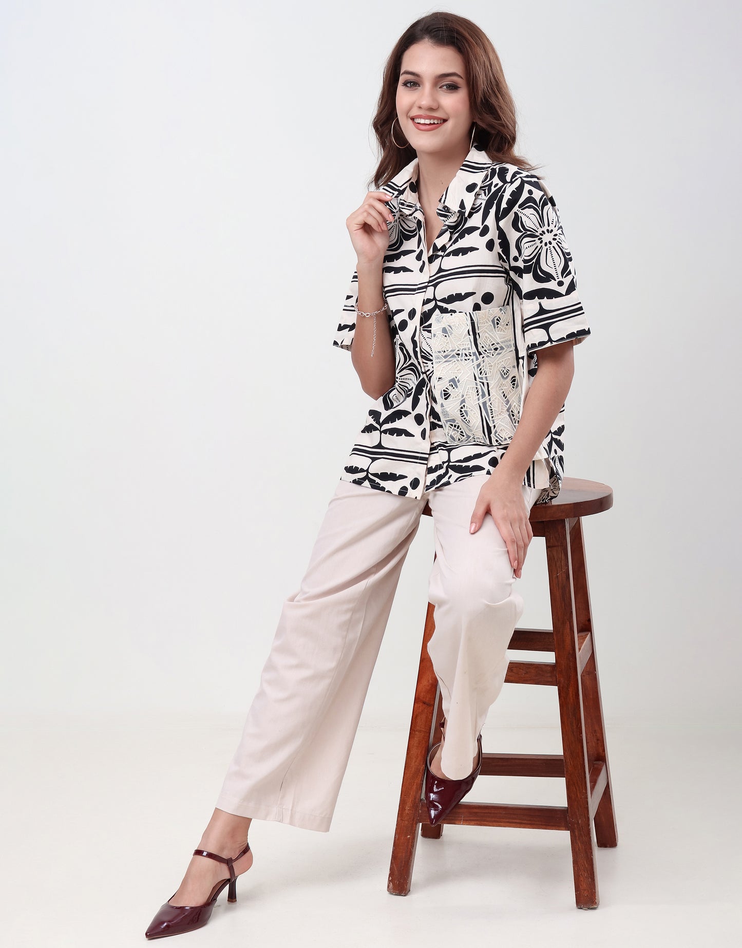 CS35 - Urban Grid Shirt Co-ord Set