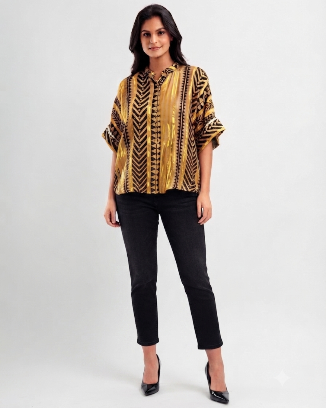 A96 - Metallic Tribe : Black N Gold